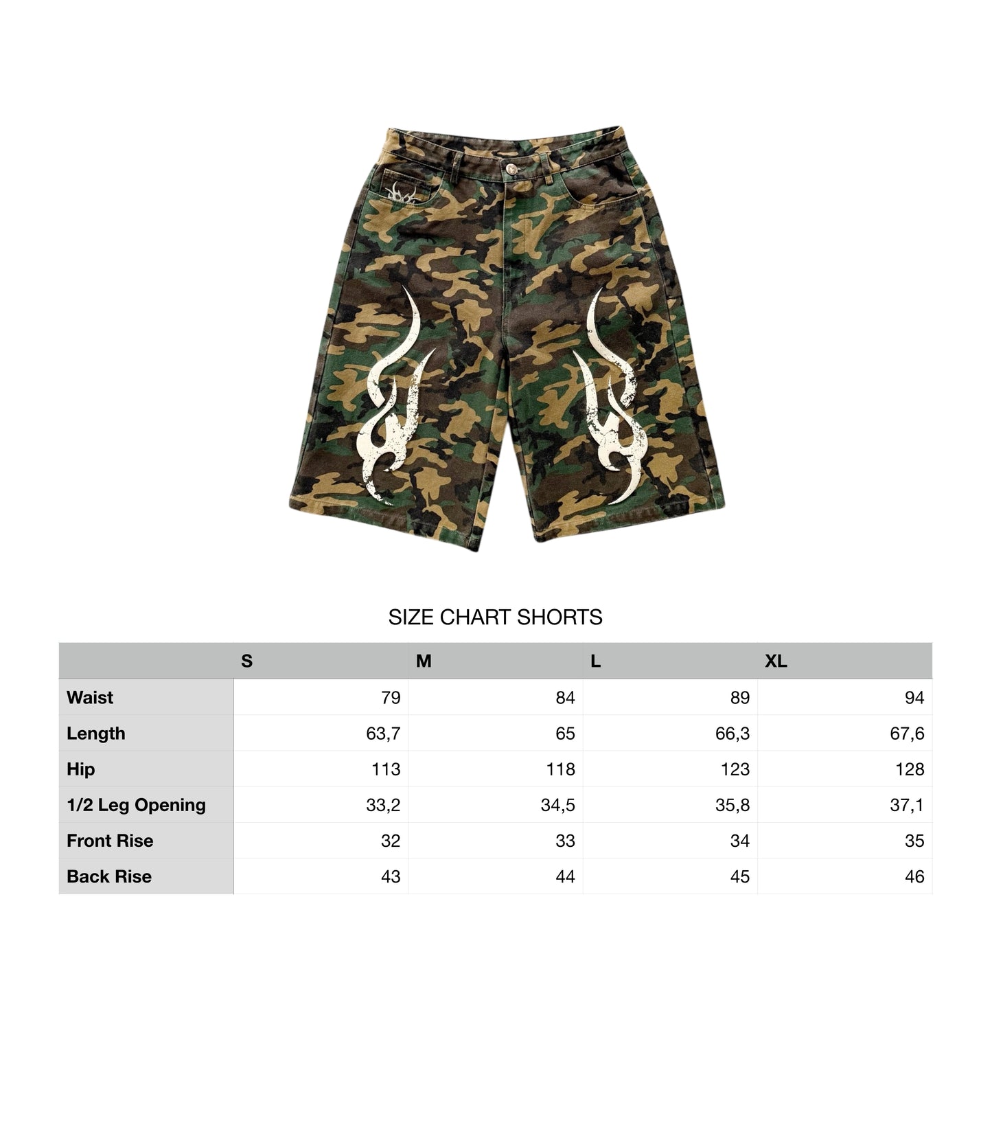 3D Camo Shorts