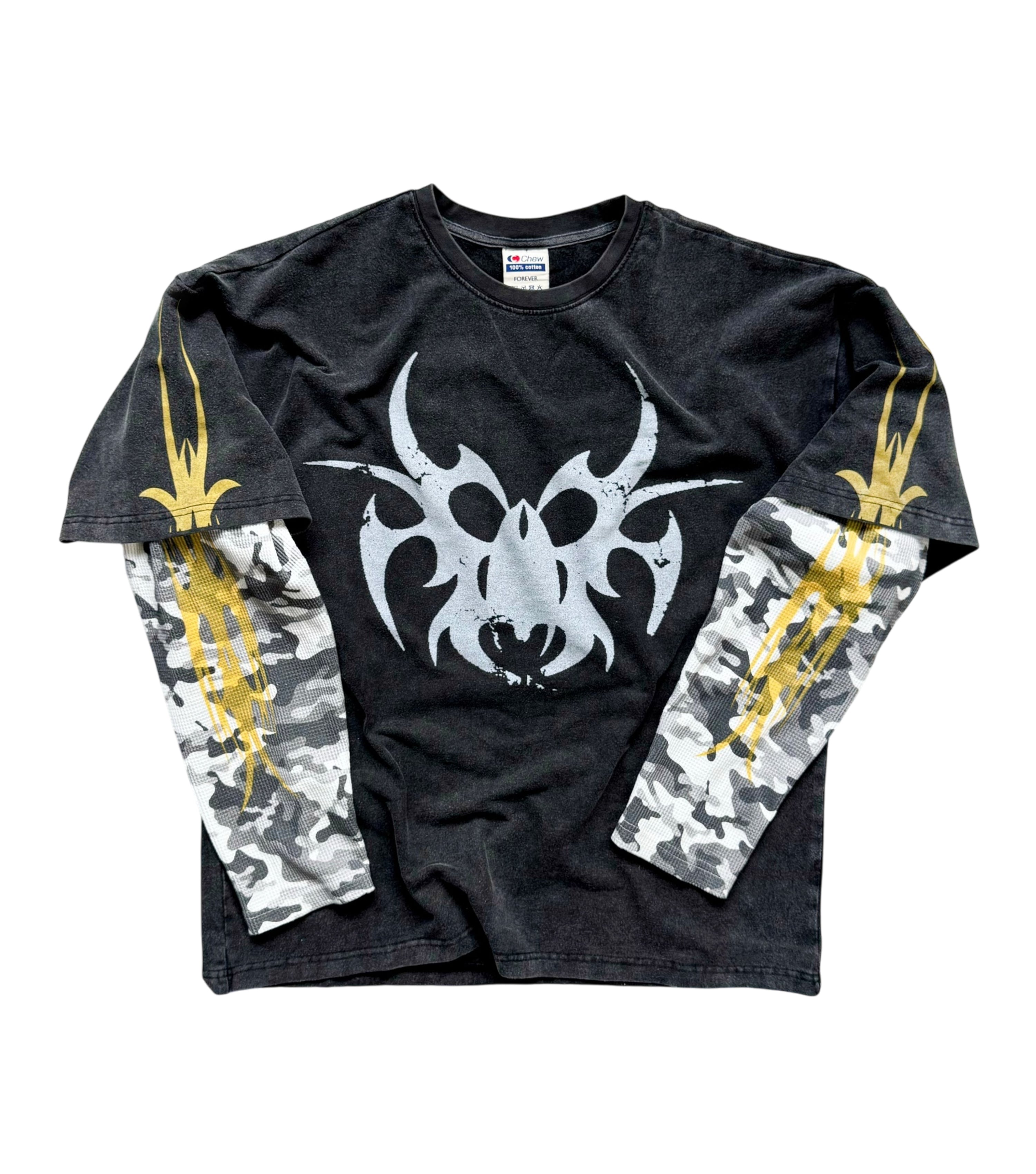 Ghost Camo Roach Longsleeve – Chew Forever